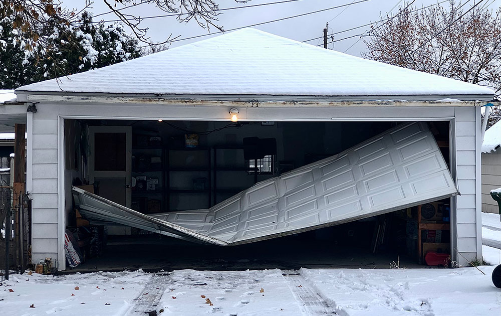 Broken Garage Door