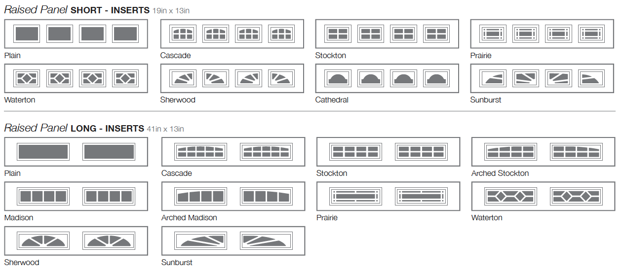 Raised Panel Window Style Options
