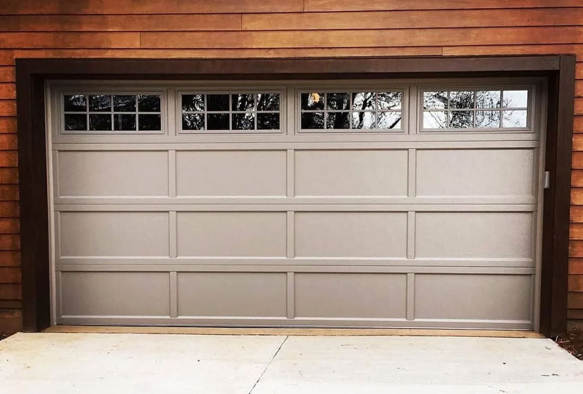 Recessed Panel Style Garage Doors